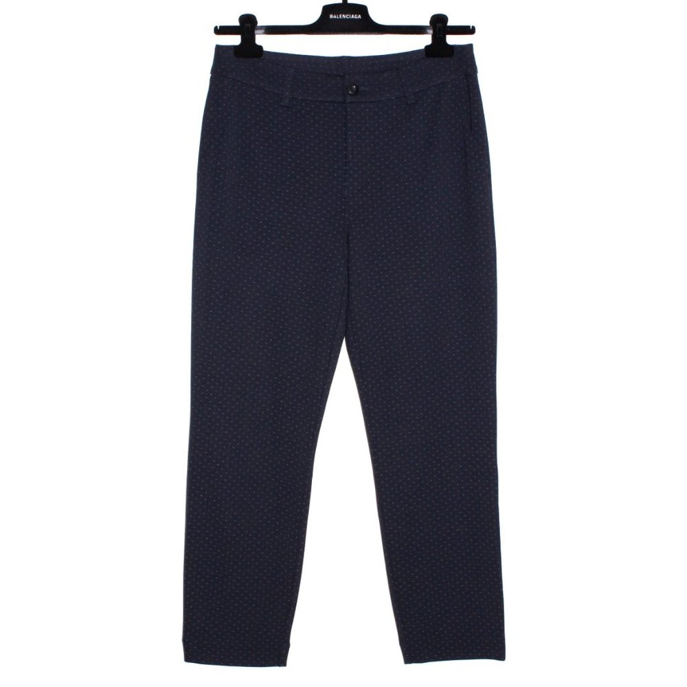 Cabi "Carriage" Navy Slim Cropped Trousers